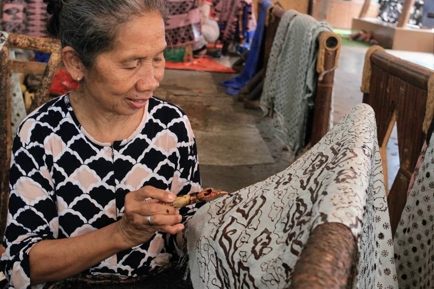 Desa Batik Kliwonan Sragen: Kainnya Beredar dengan Merek Kota Lain