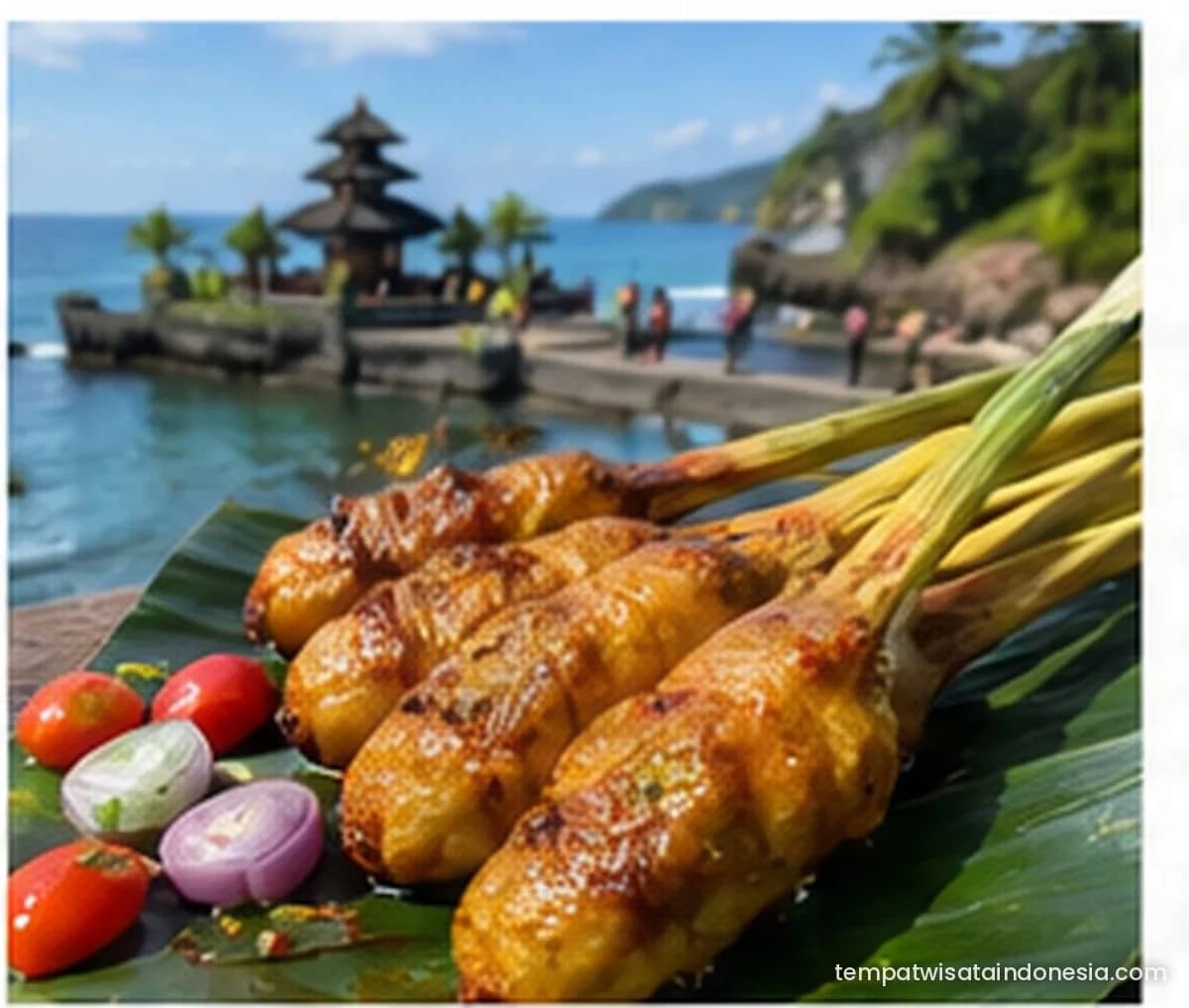Sate Lilit Bali: Mengapa Adonan Daging Justru Menempel pada Batang Serai